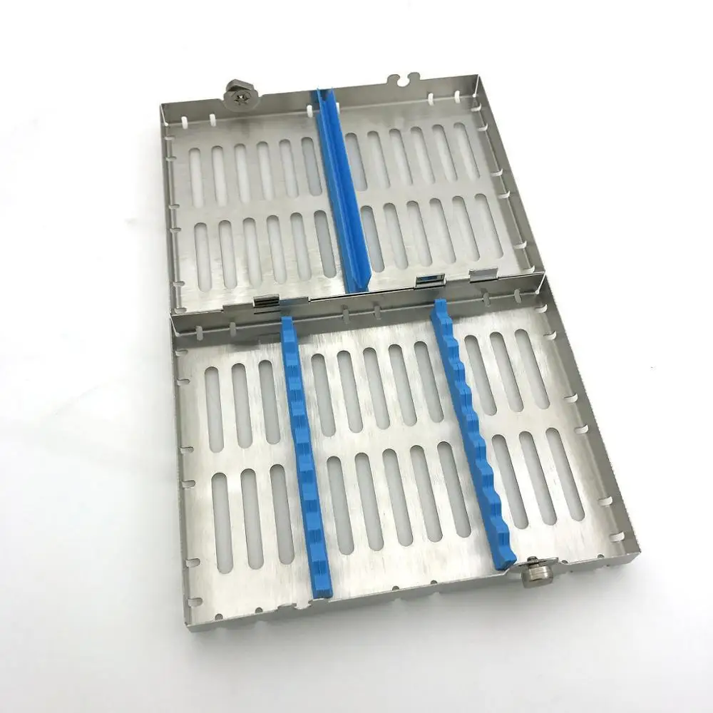 Стоматологическая Кассета из нержавеющей стали для 10 шт. инструментов автоклав стерилизационный лоток коробка