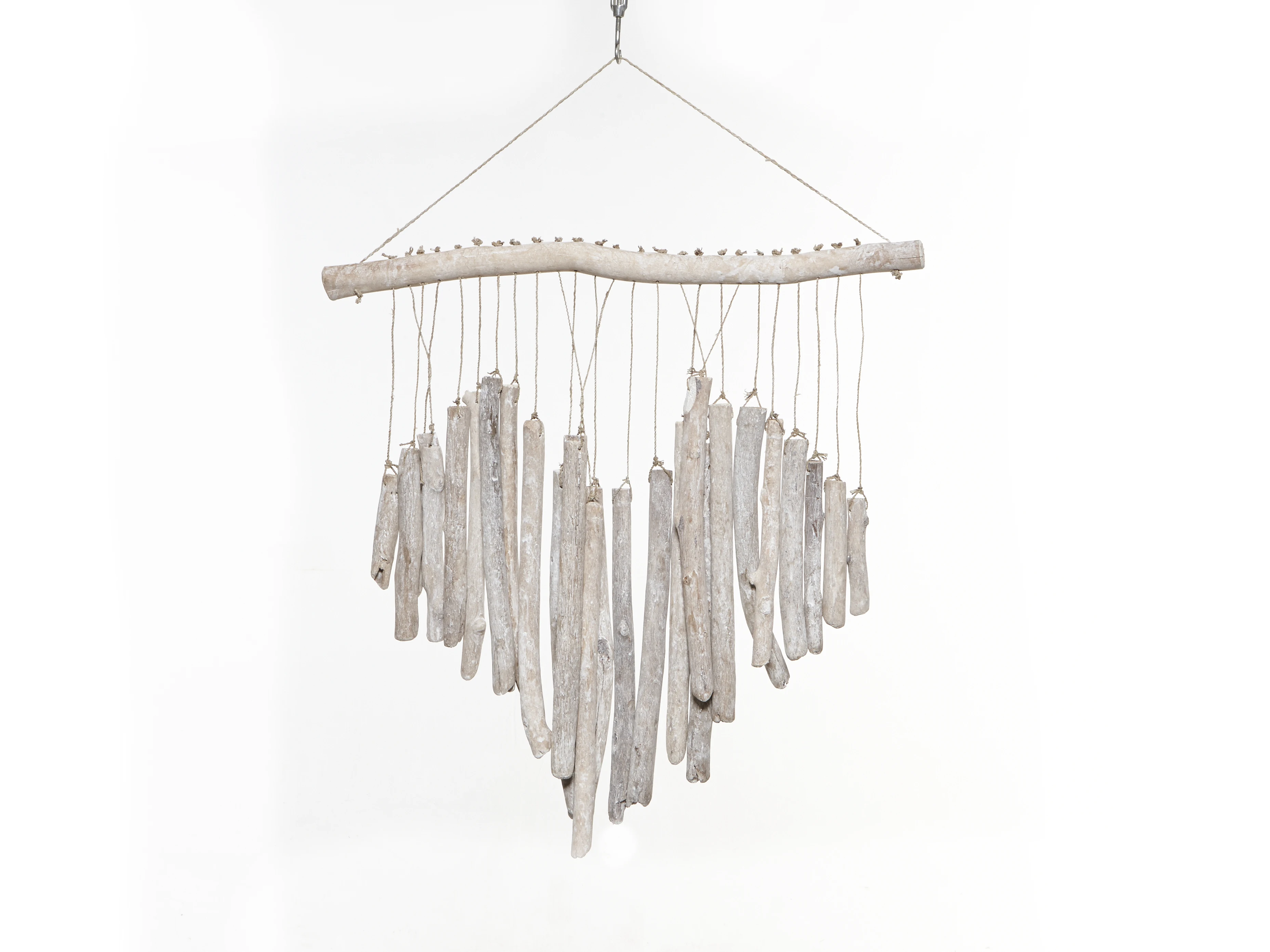 Handmade Eco-Friendly Hanging Composition of Hearts from Driftwood Pallets Wood Plastic Wall Cladding Composition