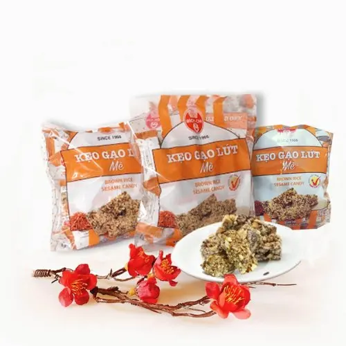  Качественный вьетнамский производитель Bich Chi коричневый рис арахисовые конфеты 200 г из Вьетнама