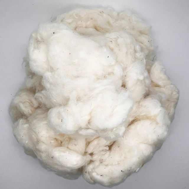 Raw Cotton Fiber 100% Natural Source Strong Resilience Raw cotton fiber