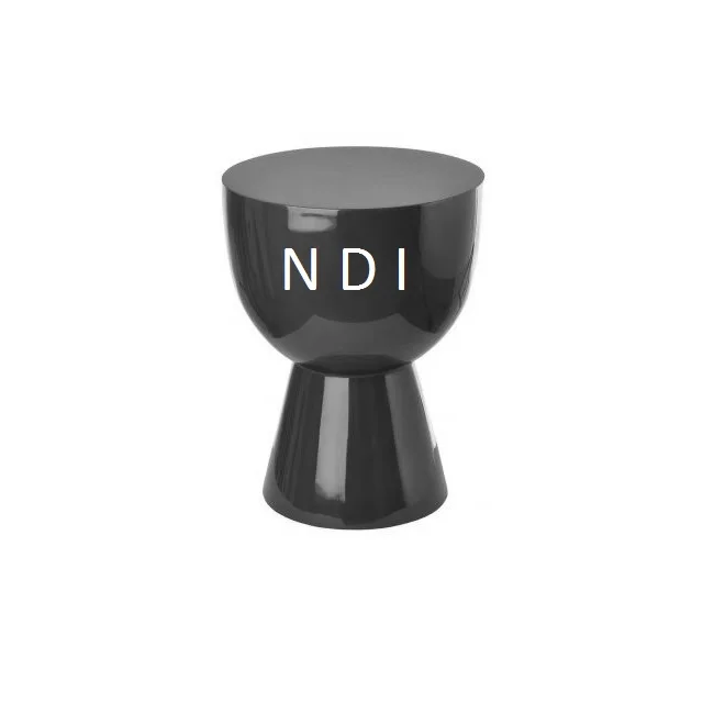 Apartment & Villa Furniture Decorative Bedroom Or Dining Room Sitting Used Black Powder Coated Shiny Finishing Sitting Stool