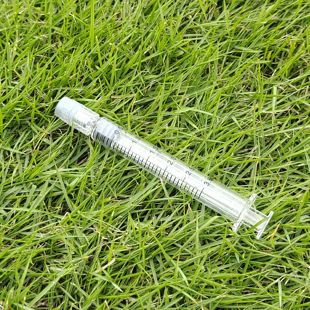  Новый шприц для автомобильного инжектора 2021 портативный с замком Luer Lock 1 мл 0 5 стеклянный конопляного масла банка индивидуальной упаковкой в наличии