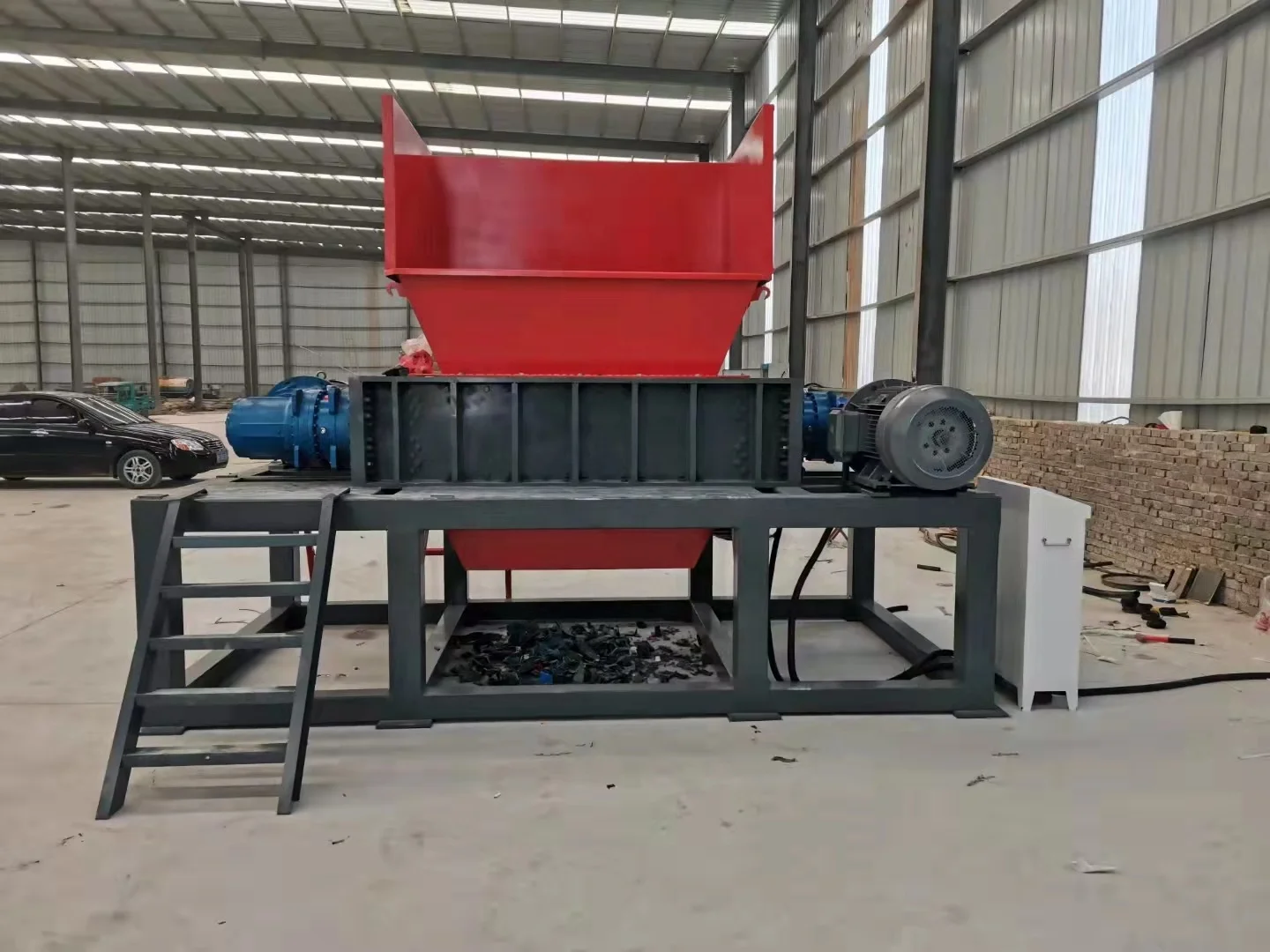 Steel Metal Scrap Recycling Baler Press Shredder Machine For Small Wood