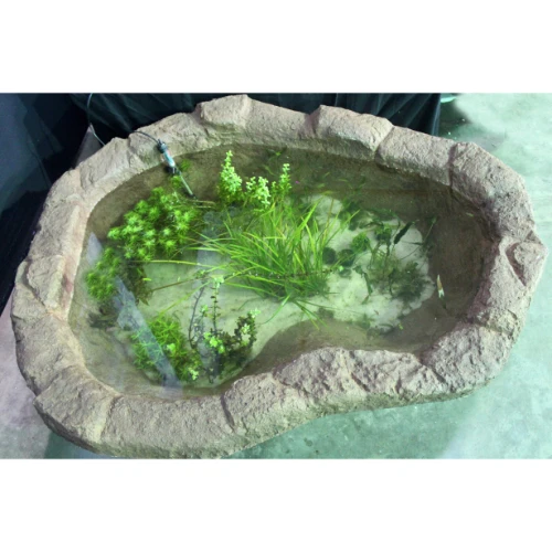 KNT Wholesale Attractive Light Weight fiberglass FRP stone finish water Pond used for lotus or fish pond in garden at garden