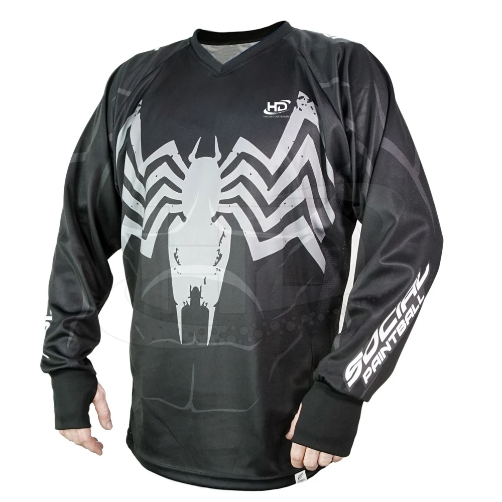 High Quality Comfortable Men Full Sleeve Sublimation Paintball Jersey