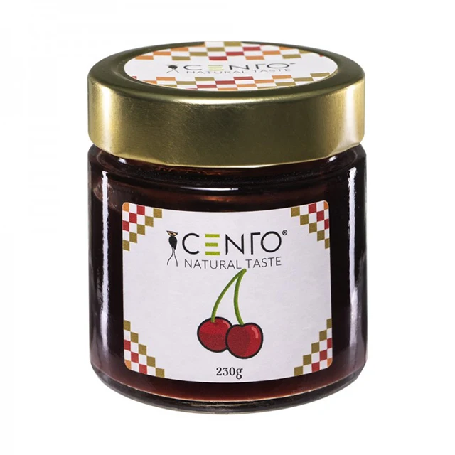 Сделано в италии, натуральная итальянская банка, мармелад, фрукты, вишневый джем