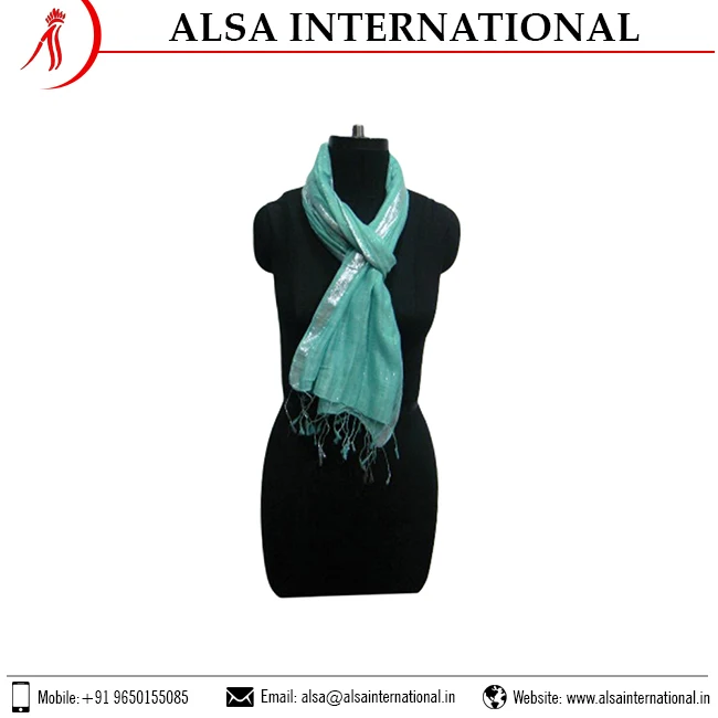 New Collection Premium Quality Women Viscose Scarf with Tassel for Sale