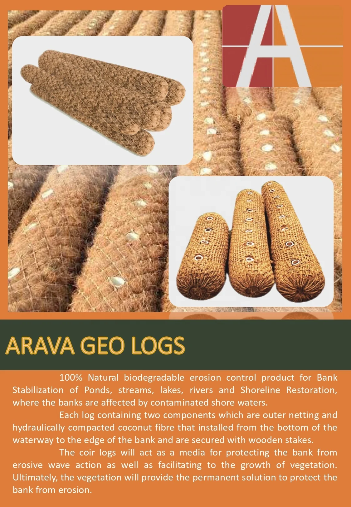 Bio Degradable Erosion control mats at offendable  Price