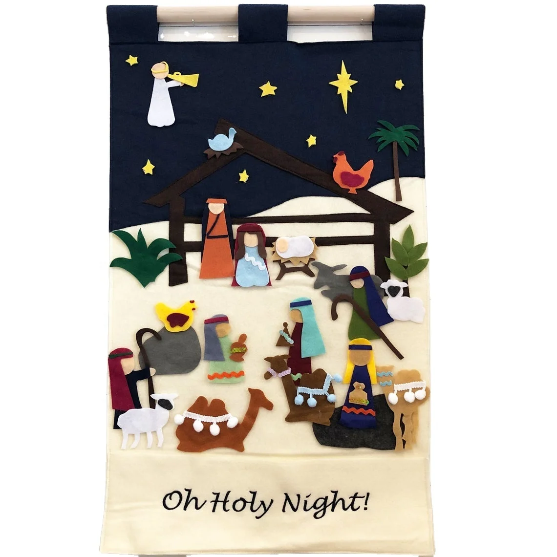 Beautiful christmas oh holy night nativity advent countdown calendar