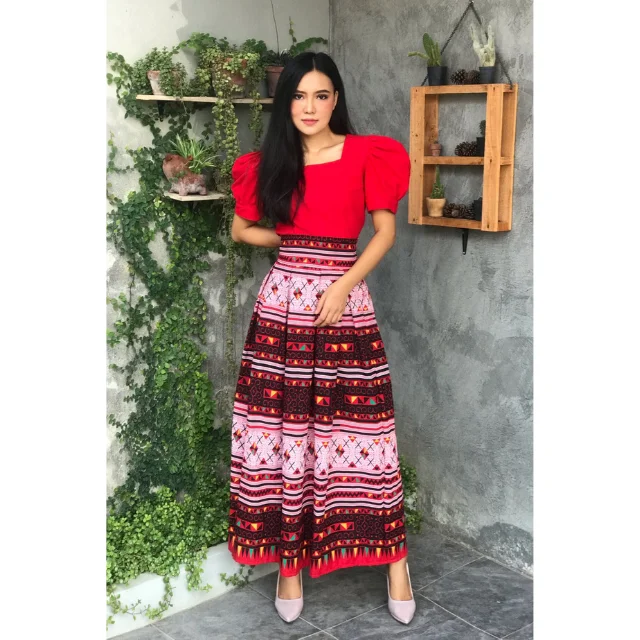 Лидер продаж тайские повседневные женские платья премиум-класса ручная работа Лада Лана коллекция 037 комплект ручной юбки