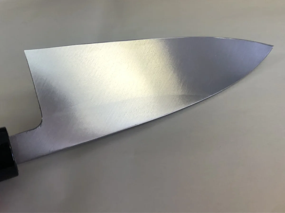 Японский профессиональный нож шеф-повара DEBA ручной работы Yasuki сталь Shirogami No.2 Сделано в Японии