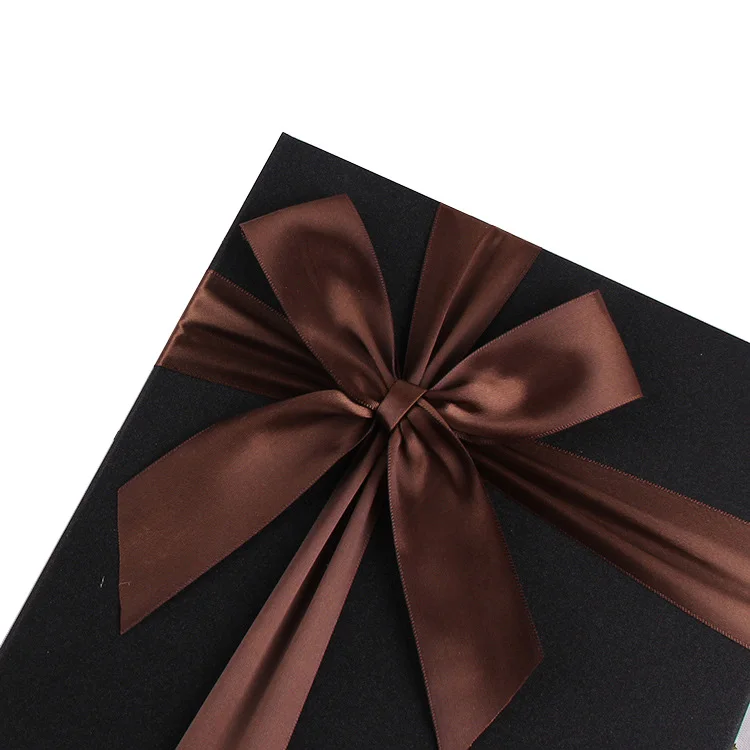 
Custom printing Cardboard Paper Packaging fancy magnetic closure jewelry clothes coffee mug package Gift Box with Ribbon 