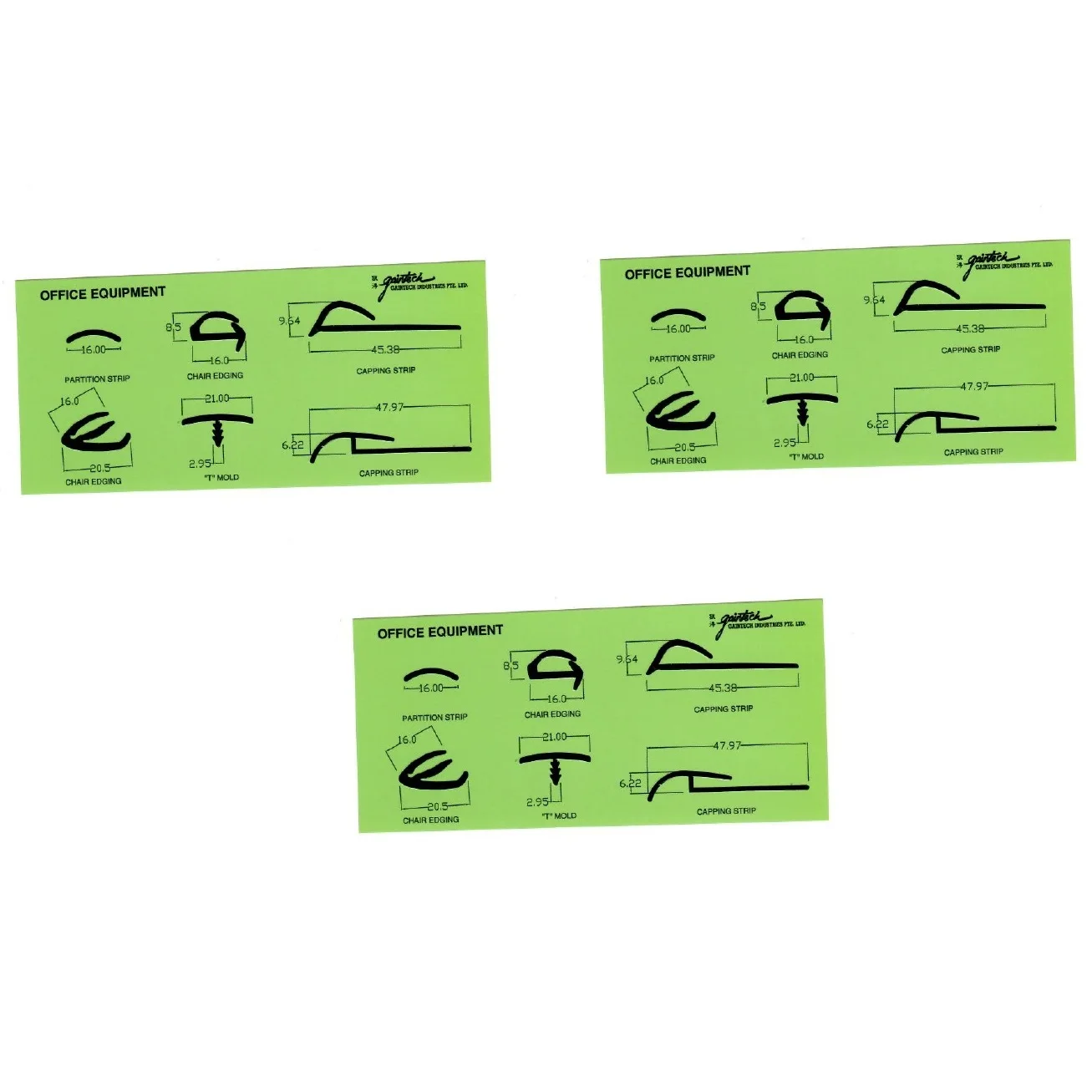 Сингапур 8 26 высота напольные аксессуары черное Офисное оборудование TPV TPE резиновая рамка резиновый продукт