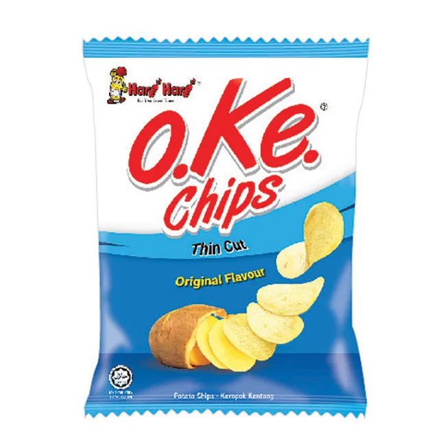 Чипсы для картофеля чипсы OKE оригинальный вкус халяльная закуска из Малайзии 60
