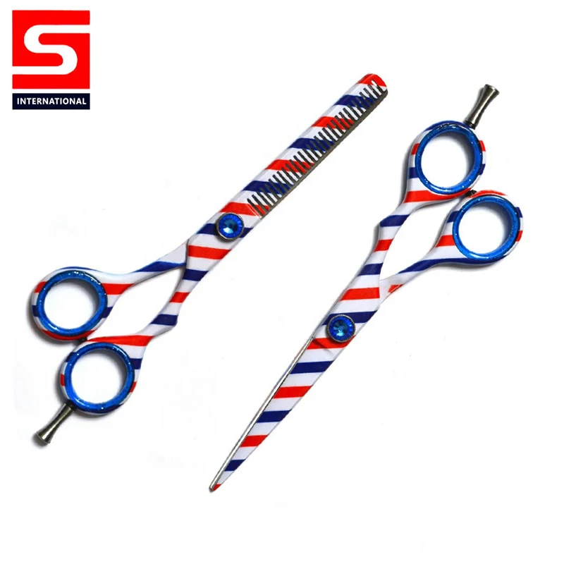  Профессиональные ножницы для волос 5 Японские Стальные Ножницы Для Стрижки Волос Набор стрижки филировочные парикмахерские