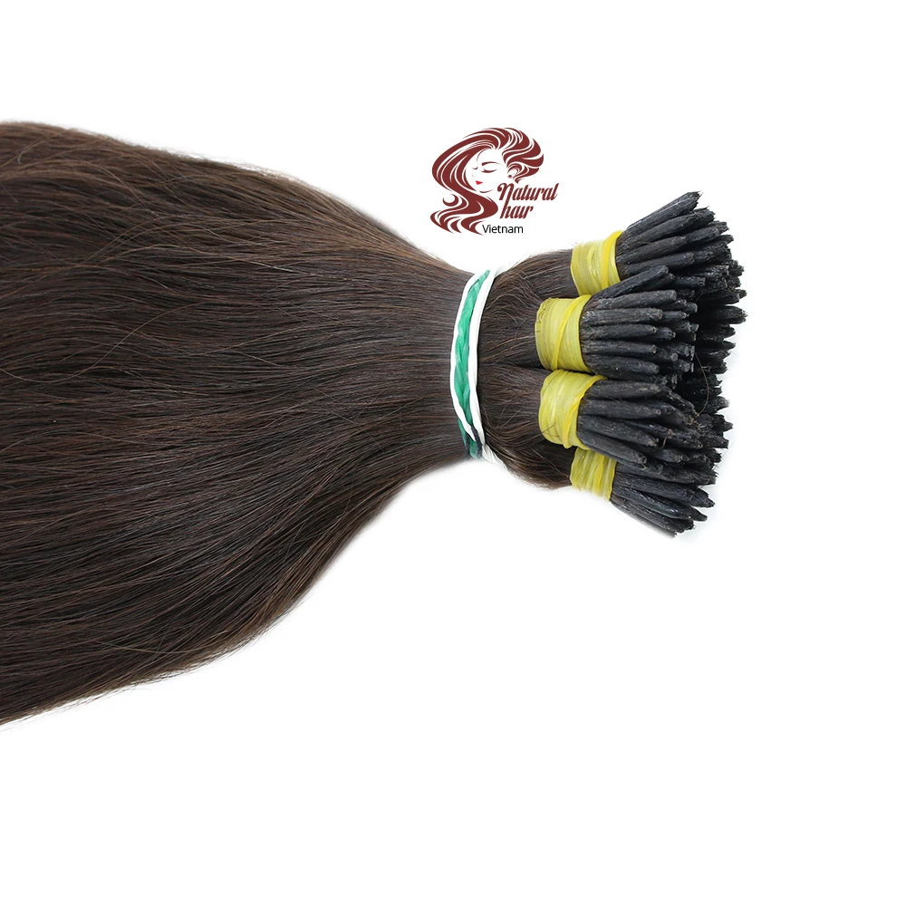 Вьетнамские человеческие волосы i tips, необработанные накладные волосы, Лучшая цена, качество