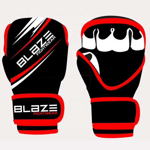 OEM Leather and Cowhide MMA Sparring Gloves for Adults Kickboxing and Combat Sports Training Mixed Martial Arts Punching