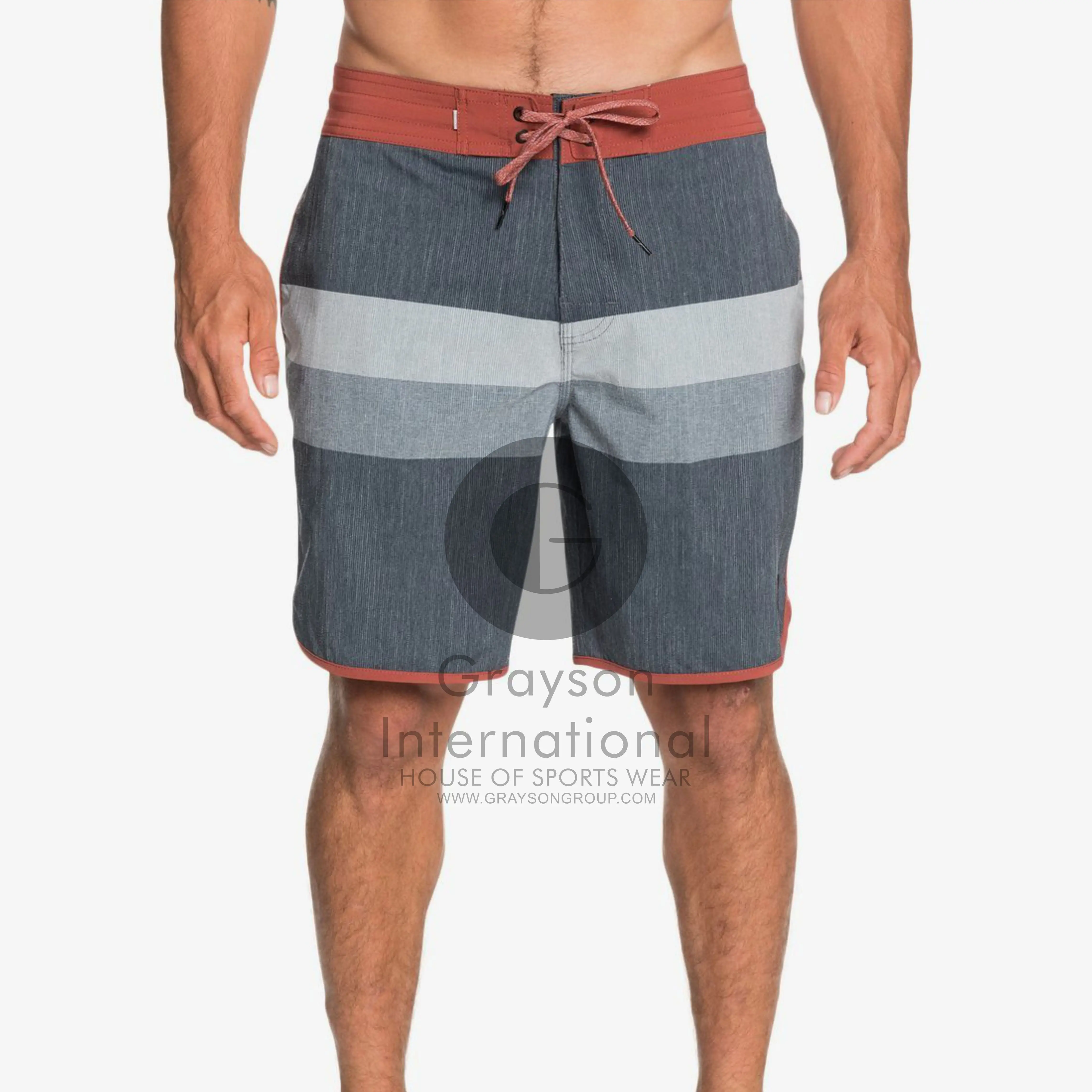 
 Индивидуальный дизайн, быстросохнущие мужские пляжные шорты, однотонные плавки, меняющие цвет, Grayson international  