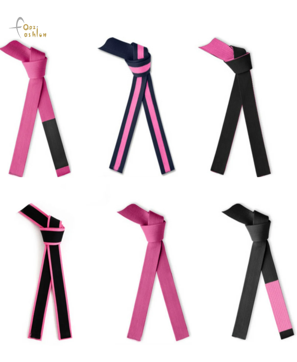 100%Cotton custom made usa Jiu Jitsu Fight Gear Belts