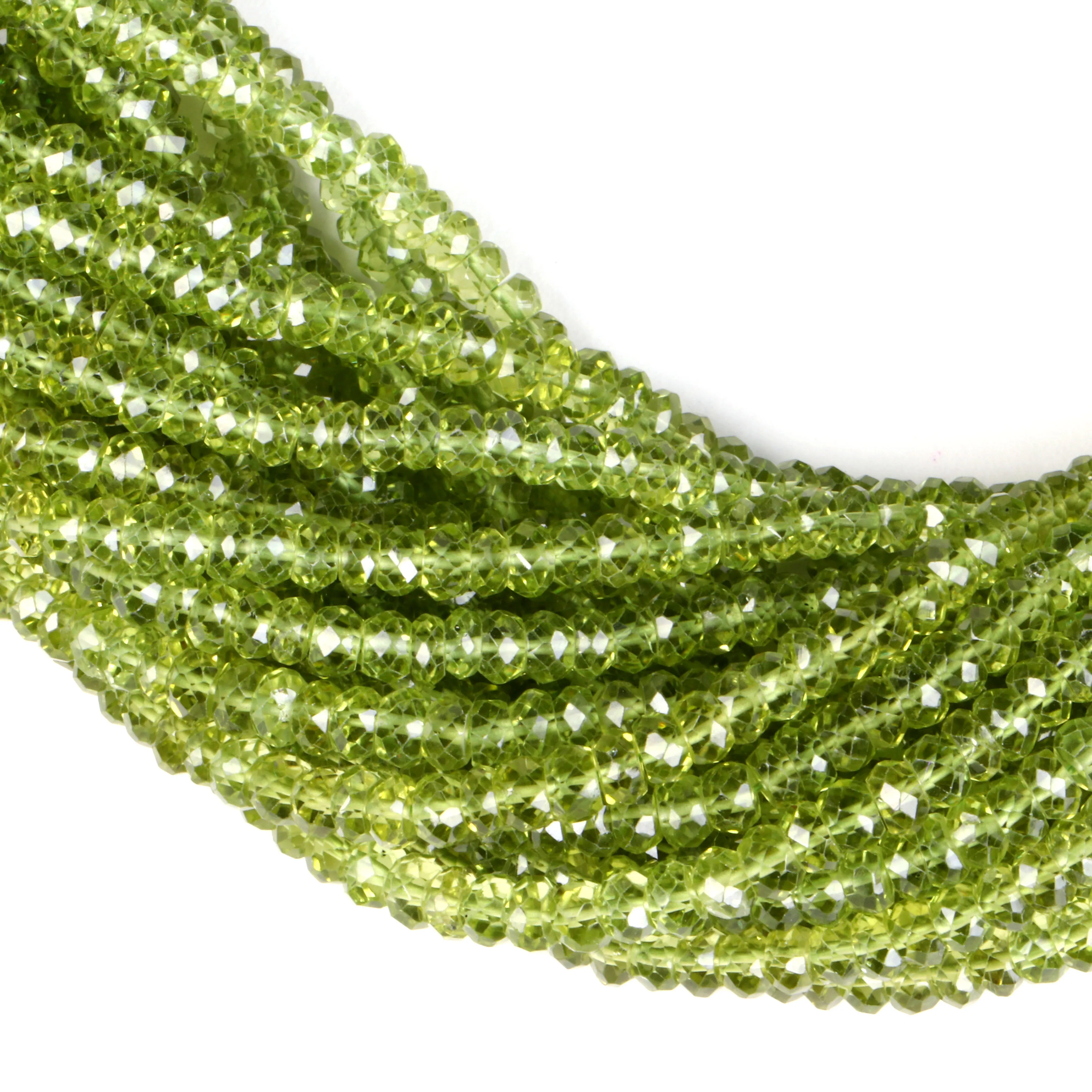 Бусины Из Натурального перидота, граненые круглые бусины из драгоценных камней, оптовая продажа от производителя, граненые бусины из перидота