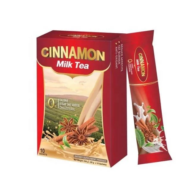 Чай с корицей и молоком цена от производителя частная торговая марка Тайланд горячий товар лучший продавец без транс-жира холестерина OEM Posh Medica