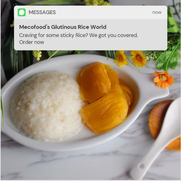 MECOFOOD Vietnam Cheap Price Glutinous Rice 5% Broken High Quality Ready to Export Packaging 5Kg Bags