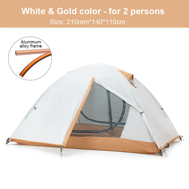 1- 2 Person Cheap Single Layer Instant Pop Up Camping Tent Up Double Layered