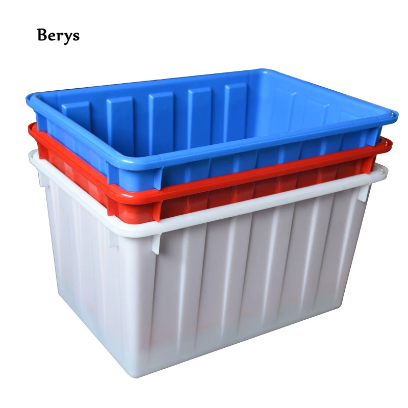 50 Litre plastic square container with lid for water storage tank with lid available