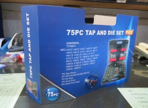 SBTools 75PC. METRIC AND INCH TAP & DIE SET