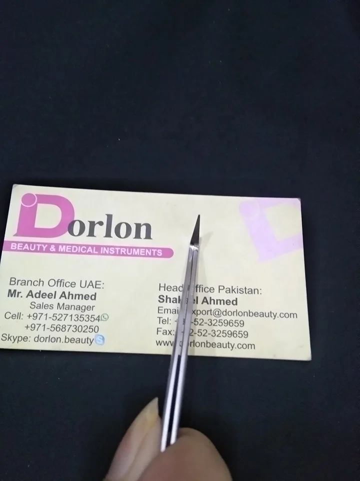 Professional 90 Degree Mega Volume Eyelash Extension Tweezers With Printed Name