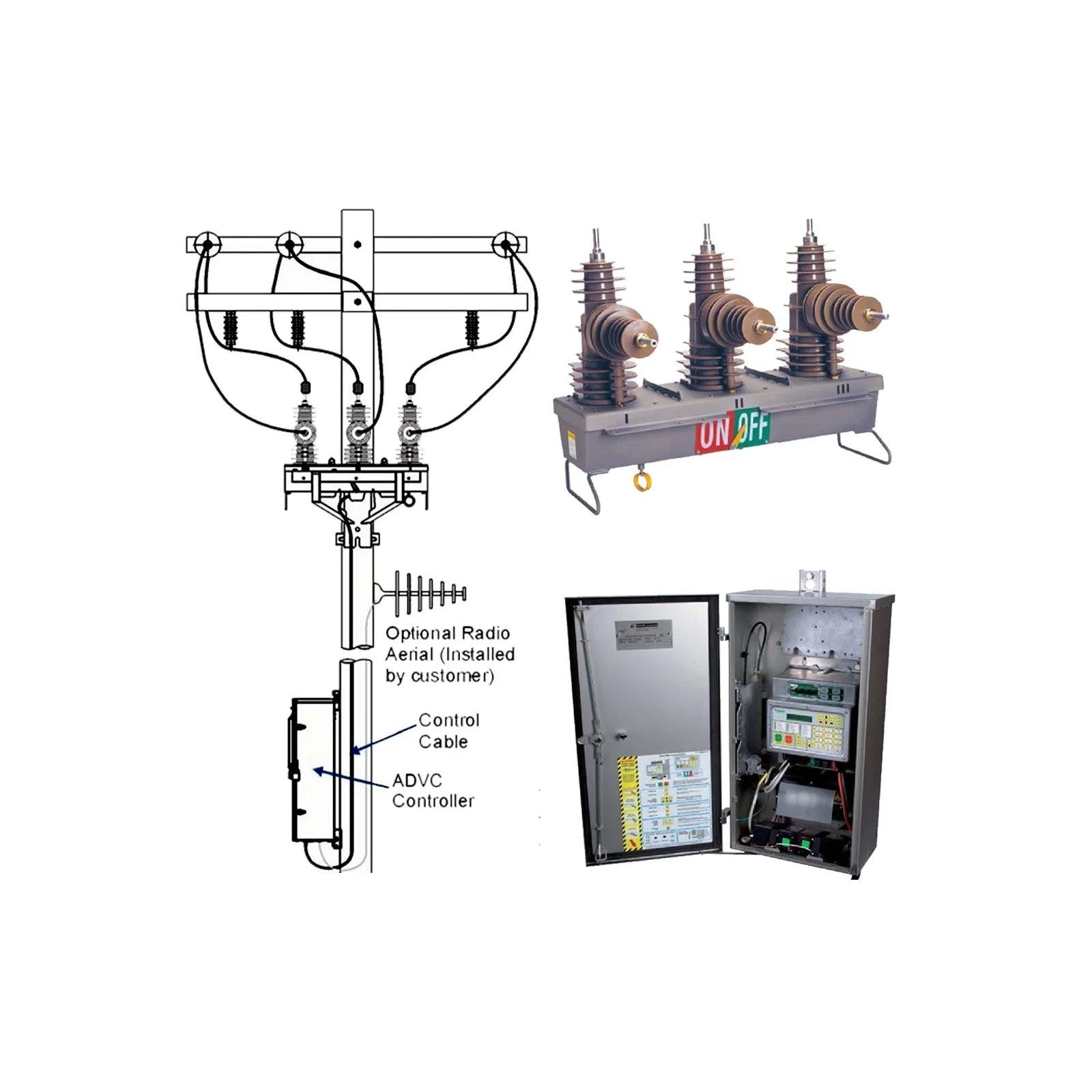 27kV 35kV Voltage Gray Colour Cu or Al Materials Electrical Equipment Self closing reclosers from Vietnam