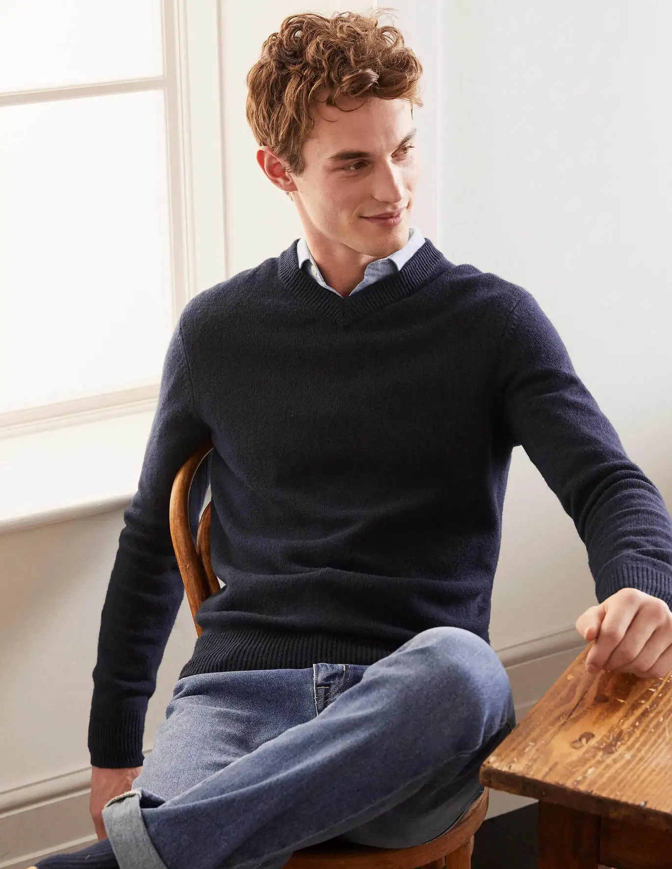 Sweaters New Arrival Casual Pure Cashmere Crew Neck Women & Ladies Pullover