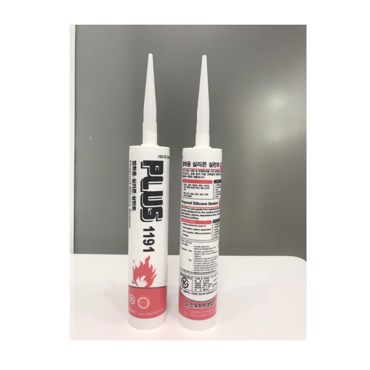 
Используется 270 мл огнестойкий кремниевый герметик плюс 1191 для строительства по лучшей цене из Кореи 