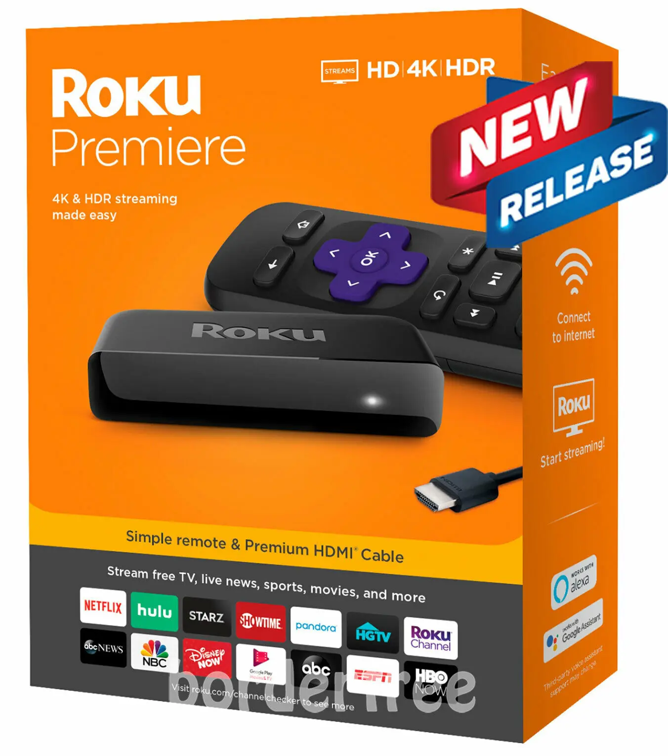 IN STOCK Roku Express 4K 3940RW Streaming Media Player HD/4K/HDR Simple Remote 2021 NEW