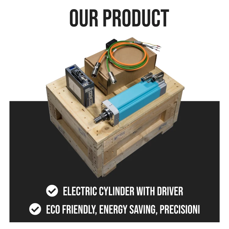 High Quality Precision Speed Servo Coaxial Linear Electric Cylinder SMC