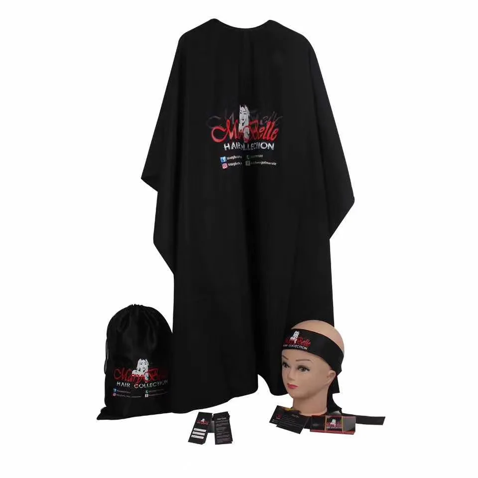 Hairdressing Cape Hair Cutting Cloth Barber Salon Capes Wholesale Professional Black Waterproof Customized Logo
