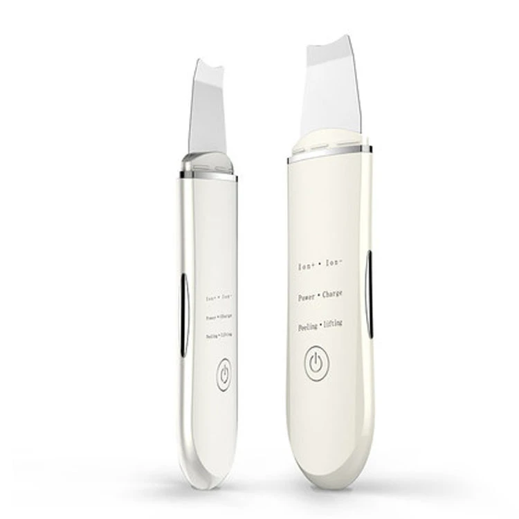 Professional portable sonic spatula face ionic peeling beauty machine facial ultrasonic skin scrubber Device