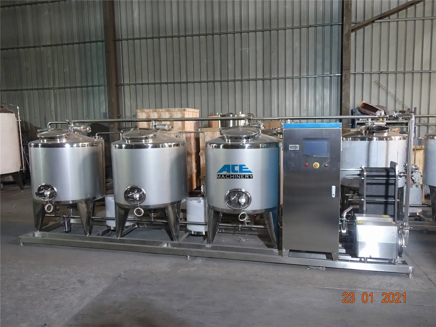 New Design System Equipment Station Cip Cleaning Unit