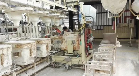 Sanitary Ware Ceramic Toilet Automatic  Low Pressure Casting Plants