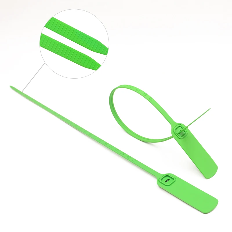 PN-PS2101 пластиковые пронумерованные охранные пломбы для водонепроницаемый пользовательские премиум красный банка с пластиковой пломбой одежды логотипом