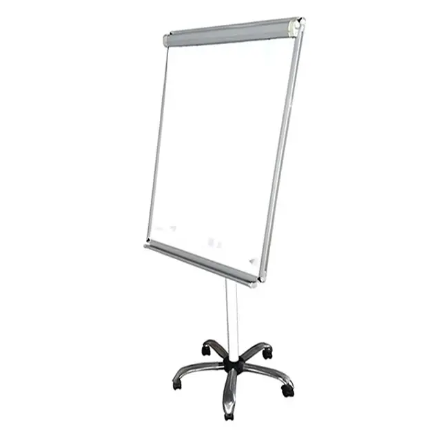 Mobile Flipchart Dry Erase Laminate Whiteboard   70x100 cm