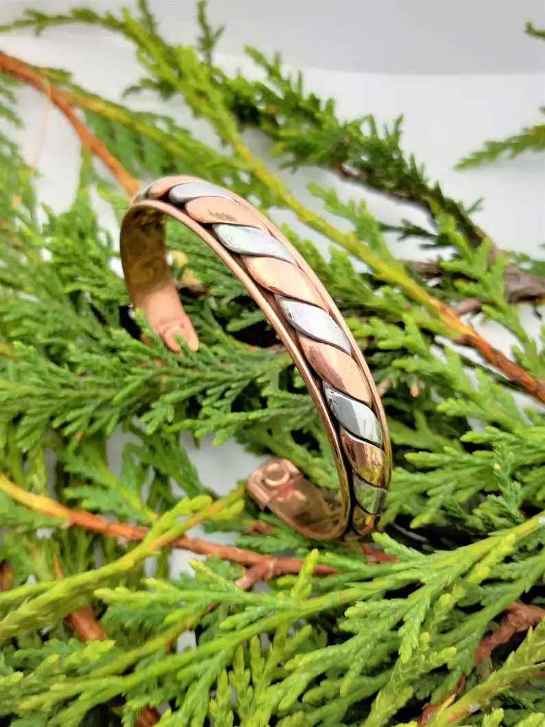 Wholesale Personalized Adjustable Cuff Bracelet Engraved Friendship Bangle Custom Copper Men Jewelry Bracelets From India