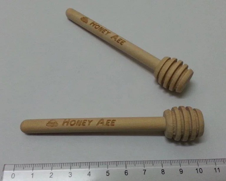Custom sizes wooden Honey Dippers