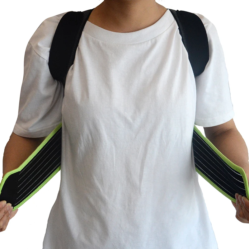 Cross Tightening Shoulder Upper Back and Waist Strap of Spandex Nylon and Polyester for Men