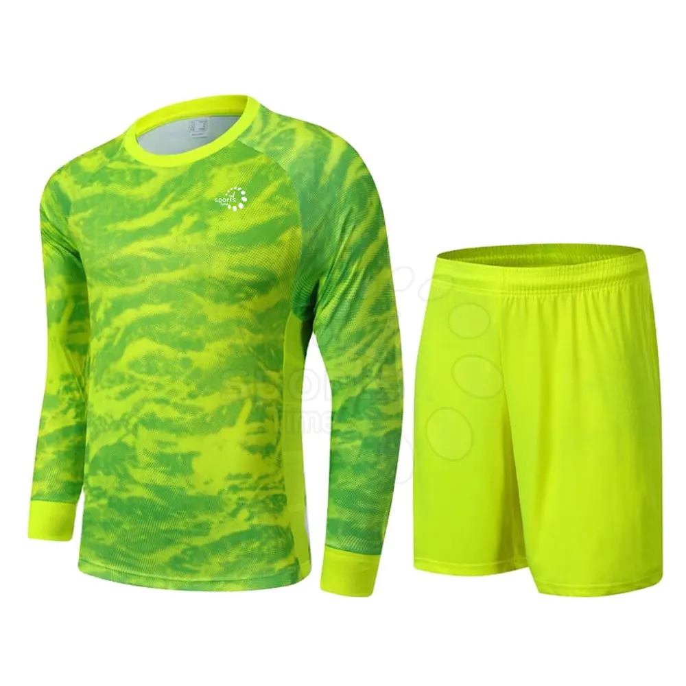 Professional Soccer Training Shorts Goalkeeper  Men Football Goal Keeper Shorts and Shirts Sets