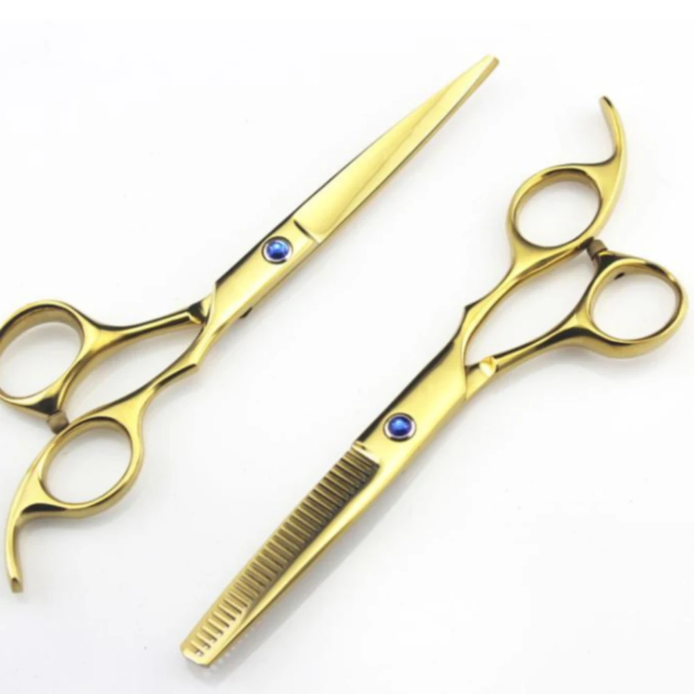  6 дюймов нового модного дизайна контактные линзы красота волос краска для Ножницы Набор парикмахерских ножниц стрижки производитель с красивый чехол салонов