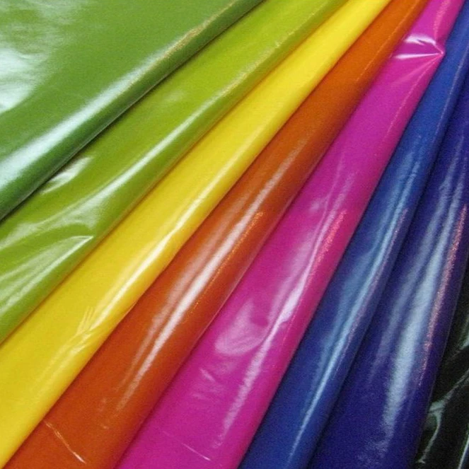 Fast Supplier Fashion Coat Fabric Dull Finished Waterproof Nylon Taffeta Shiny PU Coated