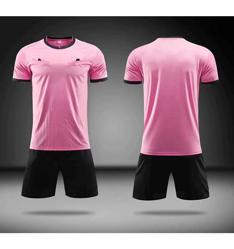 Professional Football Soccer Blank Referee Uniform