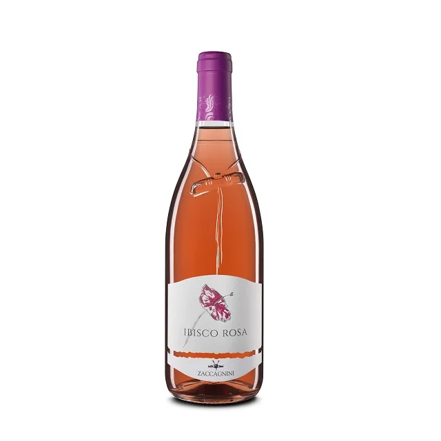 
 Сделано в Италии, винная бутылка rosato Hills pescaresi abruzzo DOC сухой розы, винный ключ zaccagnini 0,75 Л, высокое качество, ibisco rosa  