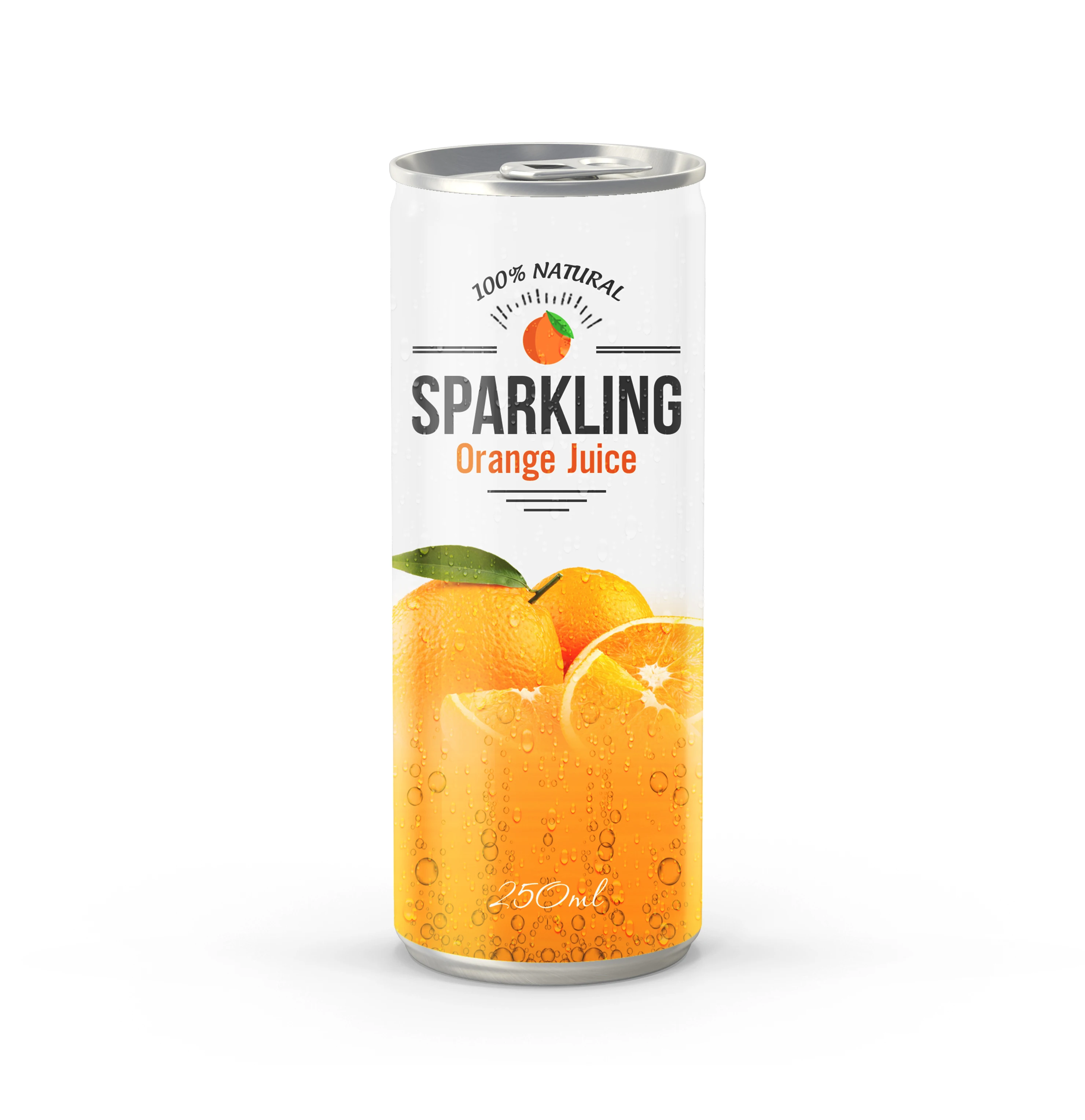 OEM/Private Label - Sparkling Mango fruit Juice in 250ml Can / Beverage manufacturer